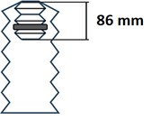 KYB 910358 Protection Kit Staubschutzsatz, Stoßdämpfer